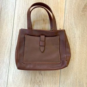 Cute small handheld leather purse